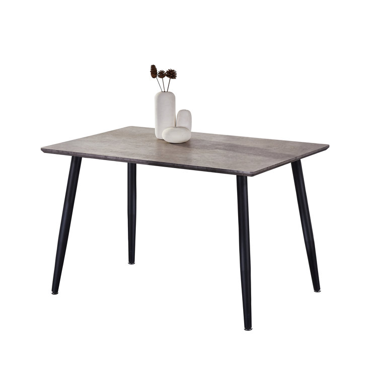 Wrought Studio Saavedra Metal Base Dining Table Wayfair Canada